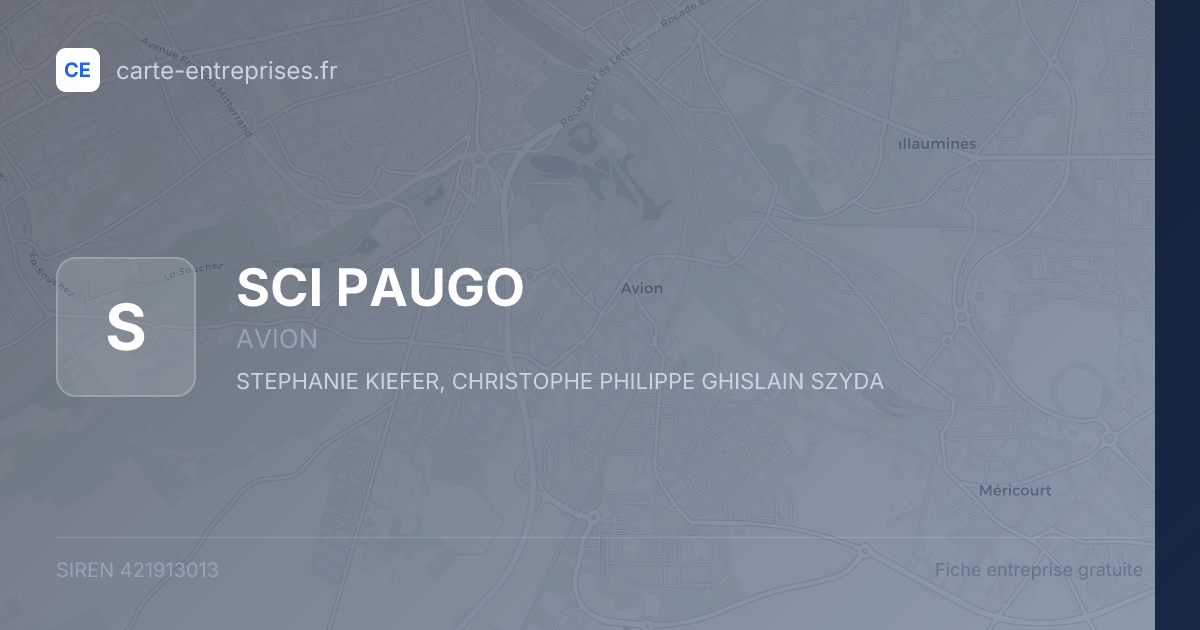 SCI PAUGO — 421913013 — fiche entreprise