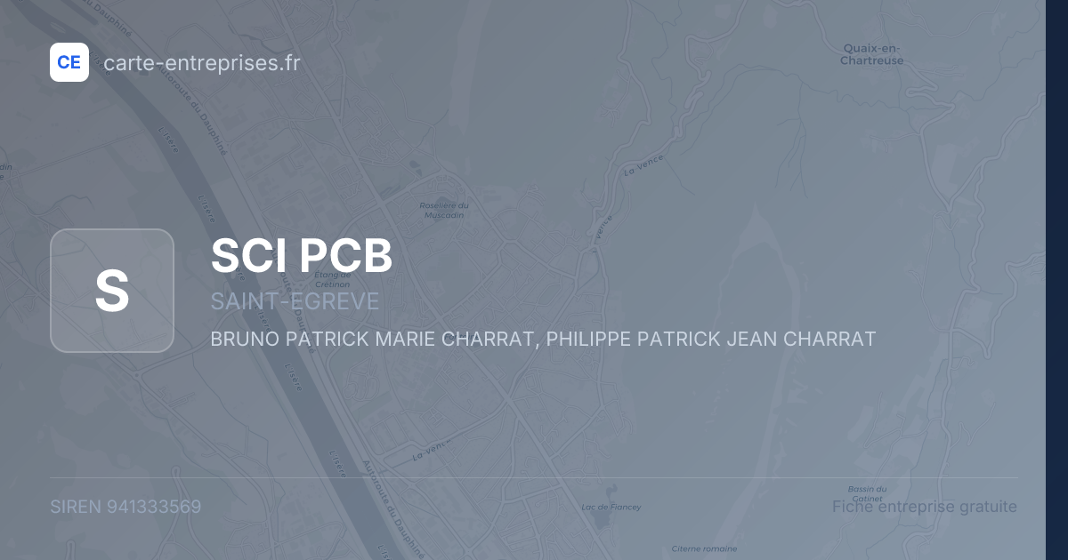 SCI PCB — 941333569 — fiche entreprise