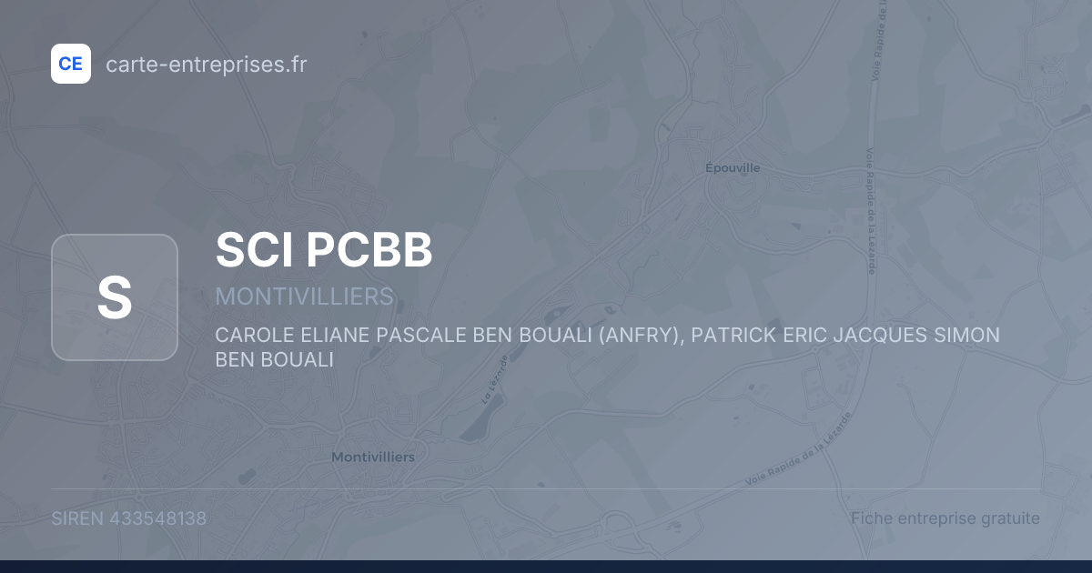 SCI PCBB — 433548138 — fiche entreprise