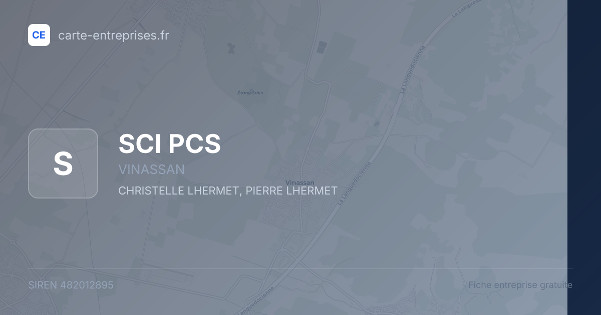 SCI PCS — 482012895 — fiche entreprise
