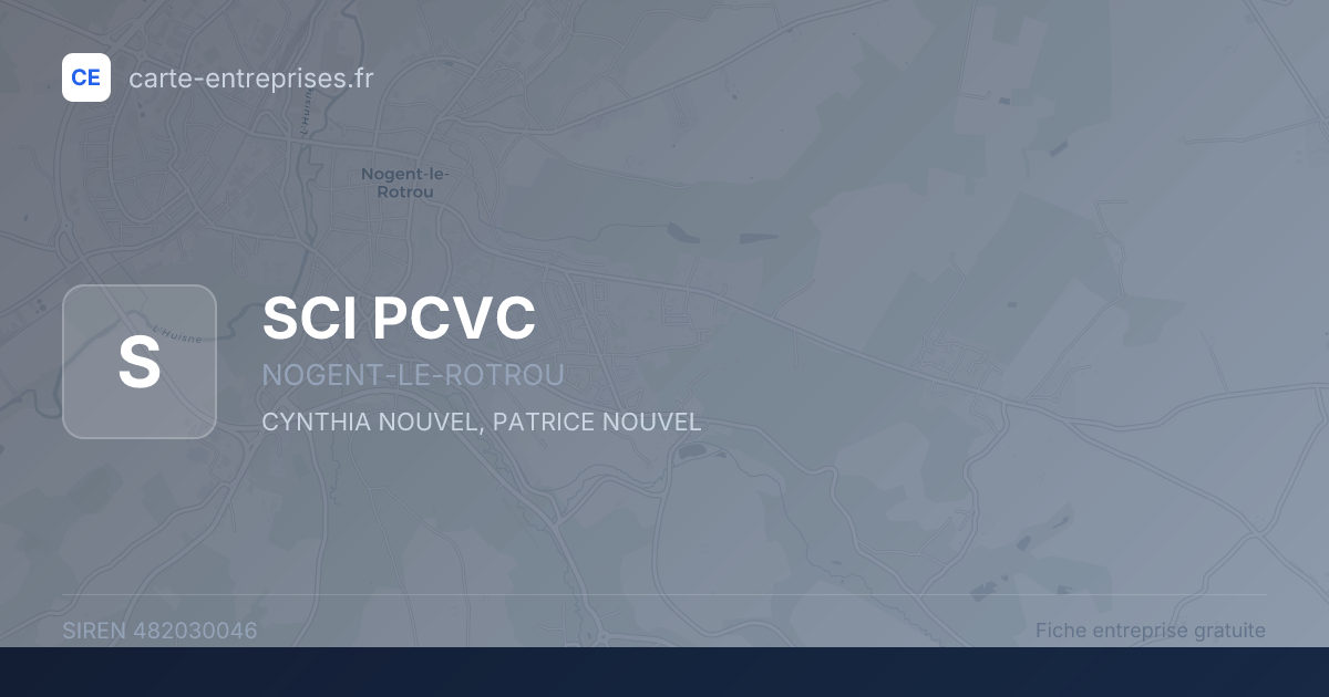 SCI PCVC — 482030046 — fiche entreprise