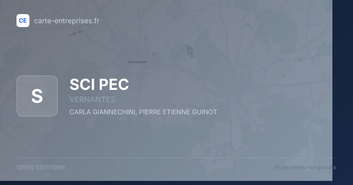 SCI PEC — 533511986 — fiche entreprise