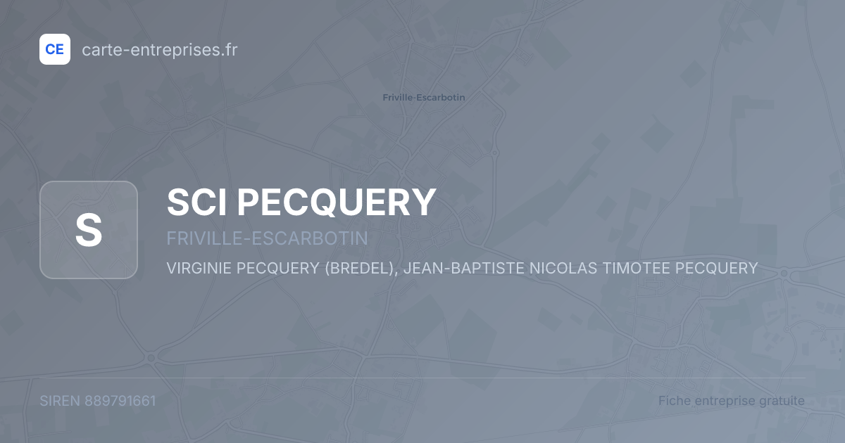 SCI PECQUERY — 889791661 — fiche entreprise