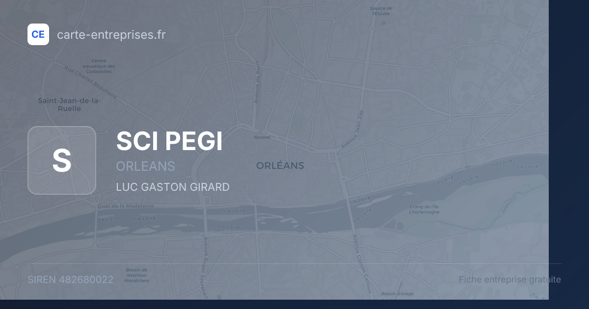 SCI PEGI — 482680022 — fiche entreprise