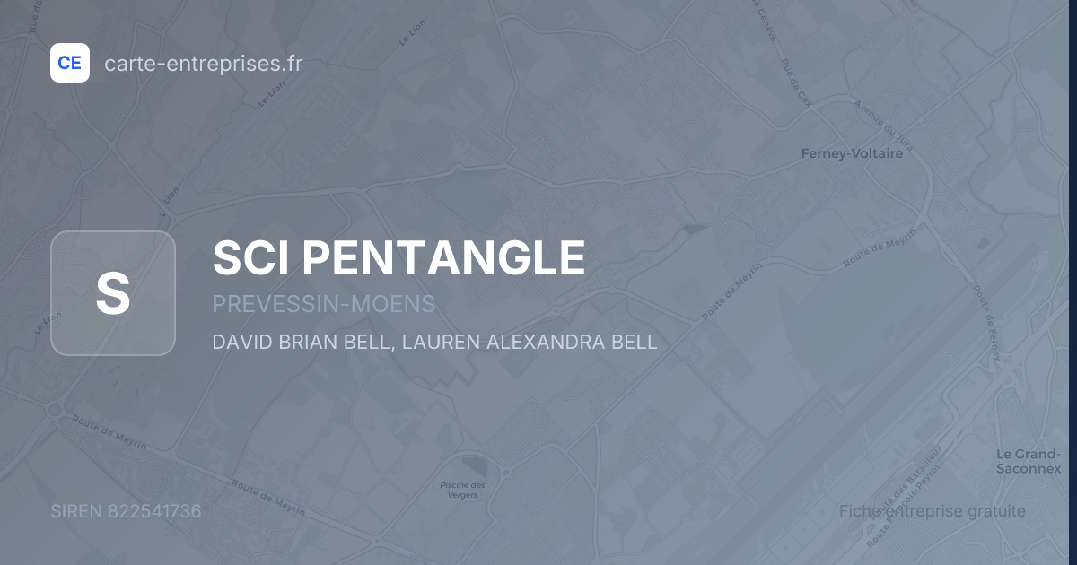 SCI PENTANGLE — 822541736 — fiche entreprise