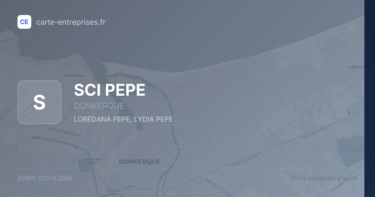 SCI PEPE — 320342090 — fiche entreprise