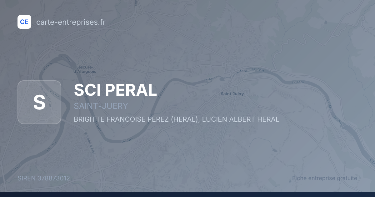 SCI PERAL — 378873012 — fiche entreprise