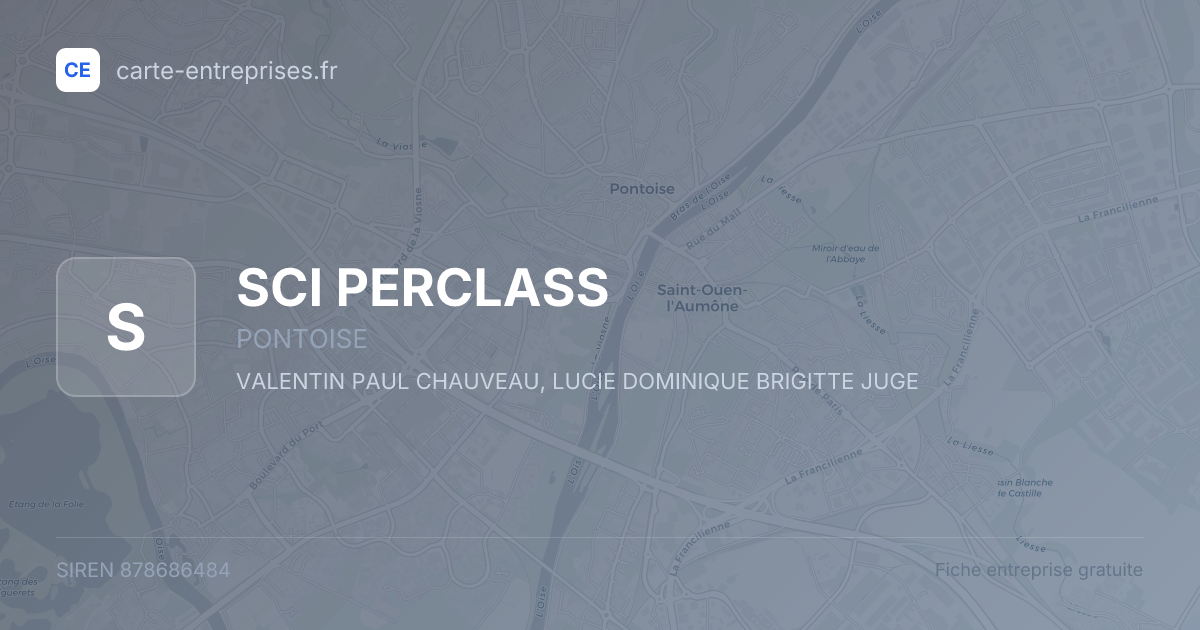 SCI PERCLASS — 878686484 — fiche entreprise