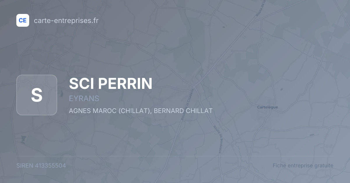 SCI PERRIN — 413355504 — fiche entreprise