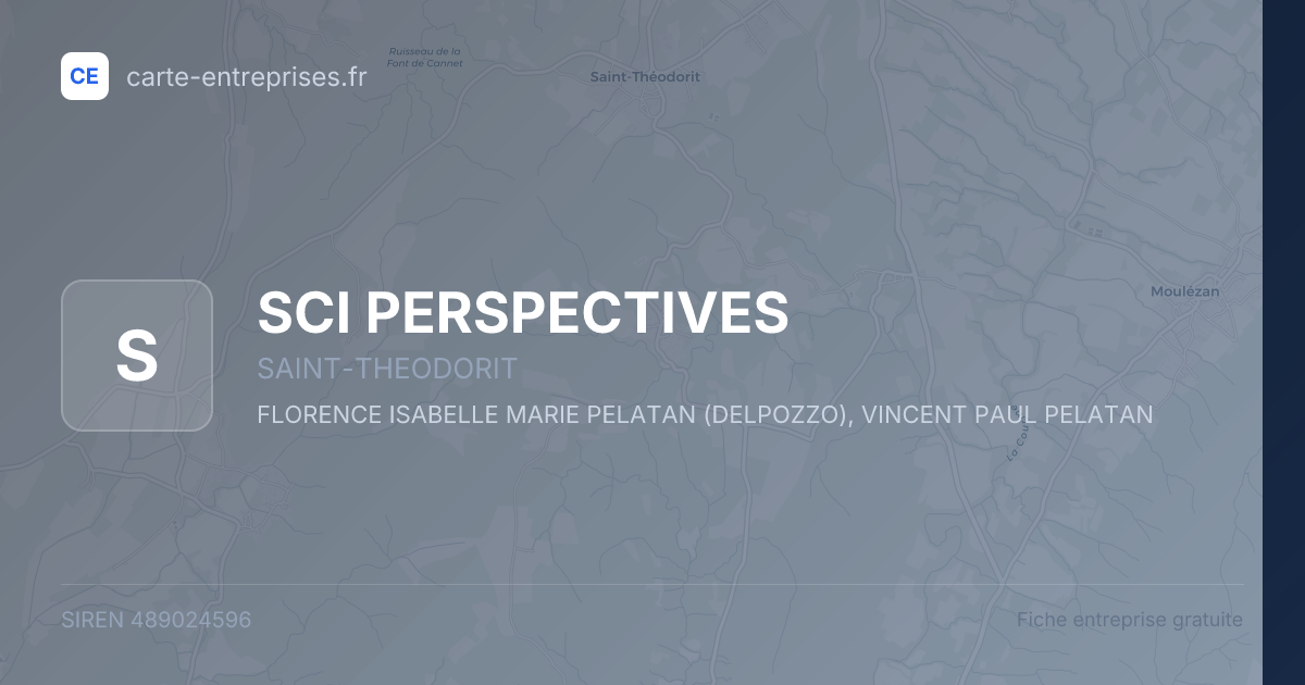 SCI PERSPECTIVES — 489024596 — fiche entreprise