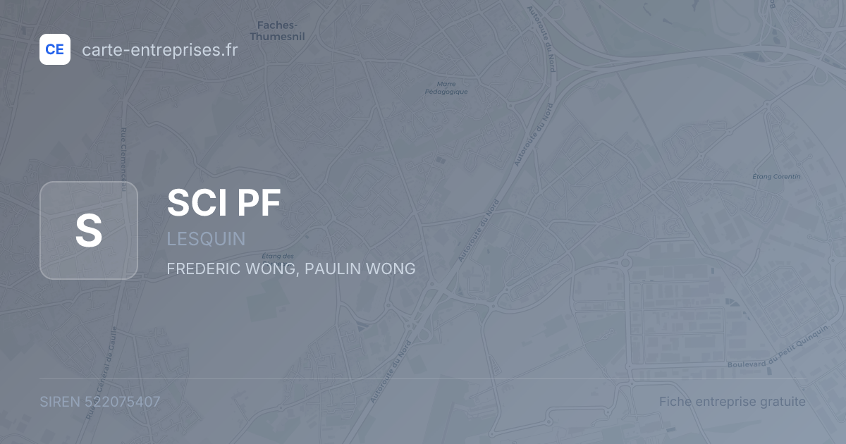 SCI PF — 522075407 — fiche entreprise