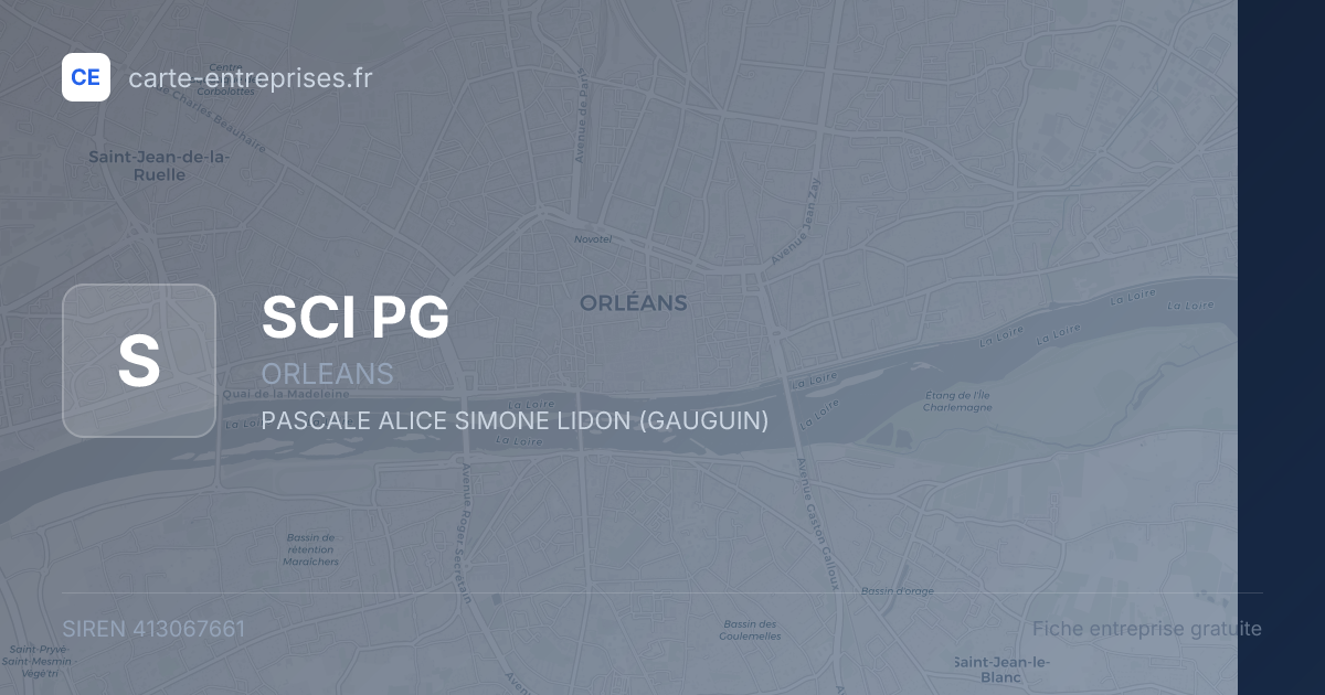 SCI PG — 413067661 — fiche entreprise