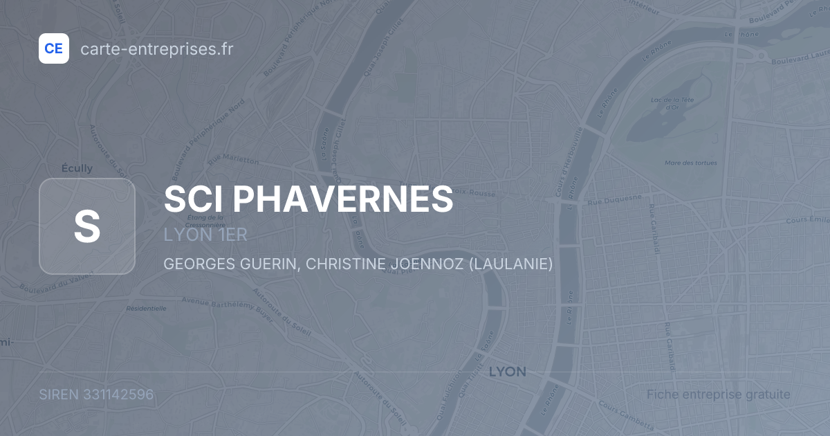SCI PHAVERNES — 331142596 — fiche entreprise