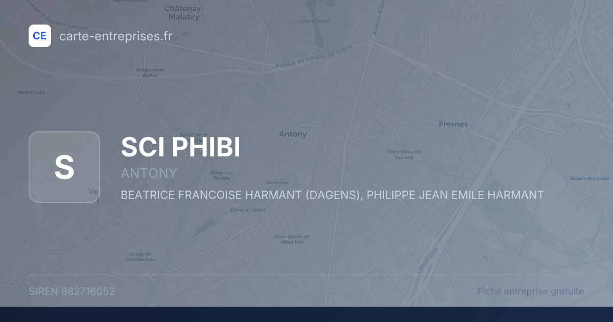 SCI PHIBI — 982716052 — fiche entreprise