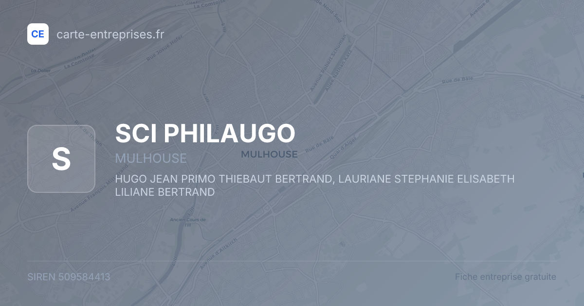 SCI PHILAUGO — 509584413 — fiche entreprise
