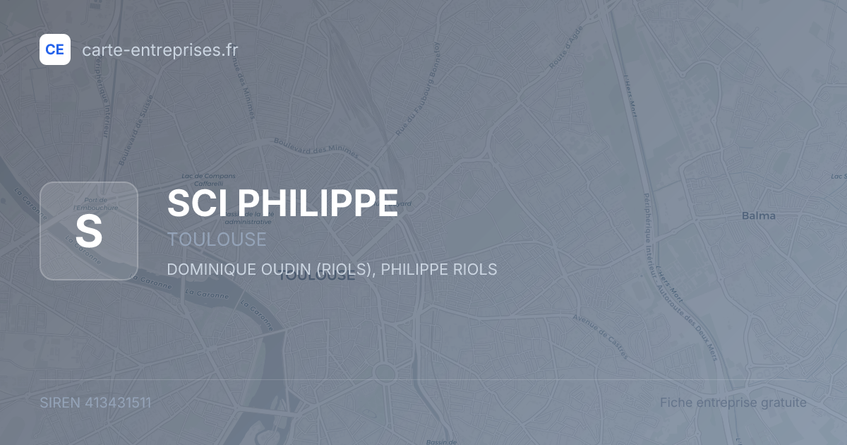 SCI PHILIPPE — 413431511 — fiche entreprise