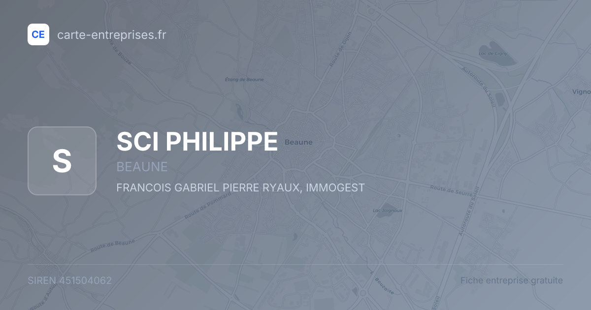 SCI PHILIPPE — 451504062 — fiche entreprise