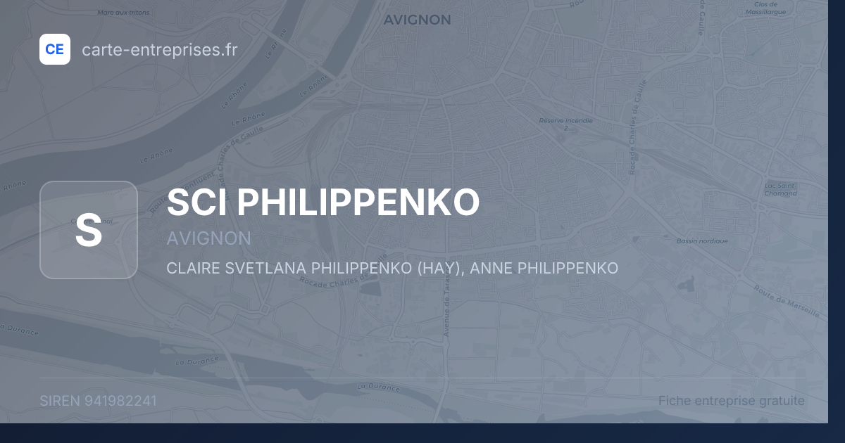 SCI PHILIPPENKO — 941982241 — fiche entreprise