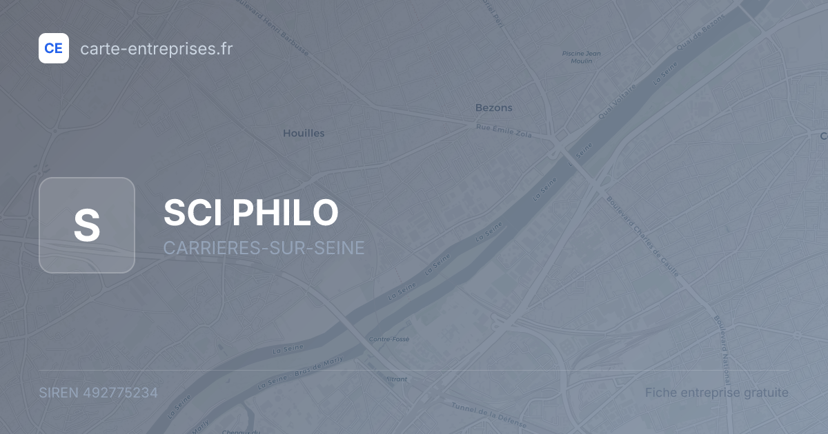 SCI PHILO — 492775234 — fiche entreprise