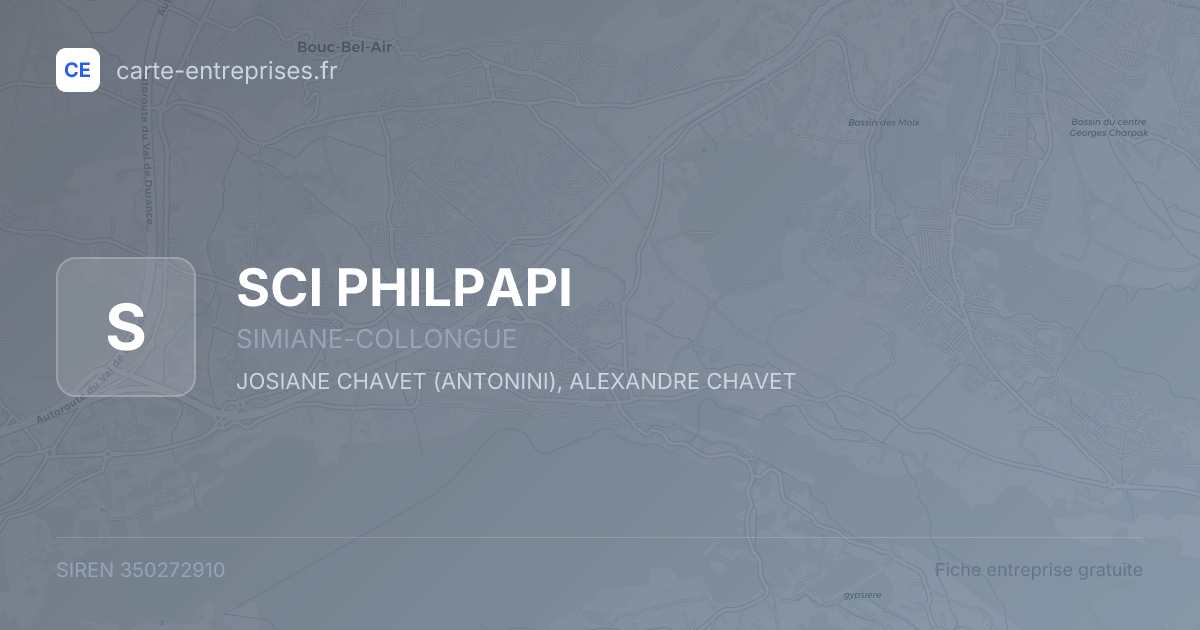 SCI PHILPAPI — 350272910 — fiche entreprise