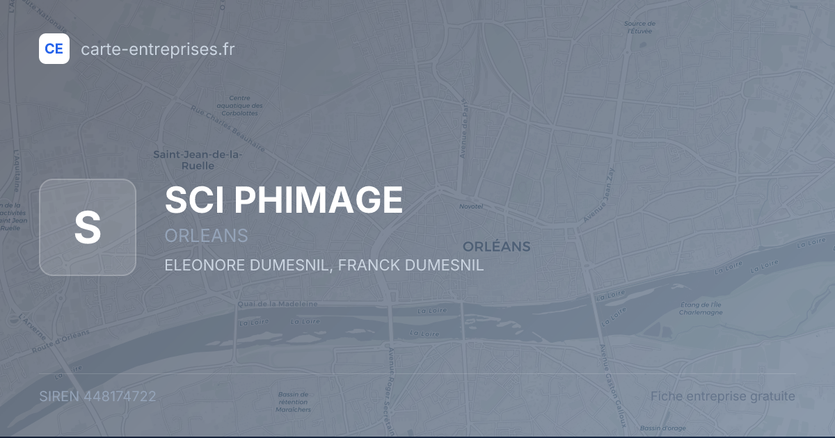 SCI PHIMAGE — 448174722 — fiche entreprise