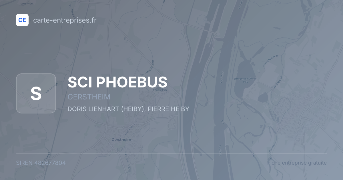 SCI PHOEBUS — 482677804 — fiche entreprise