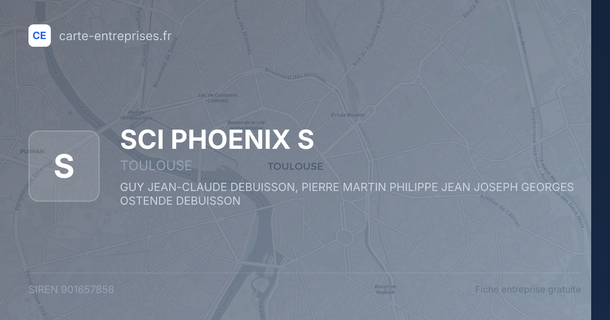 SCI PHOENIX S — 901657858 — fiche entreprise