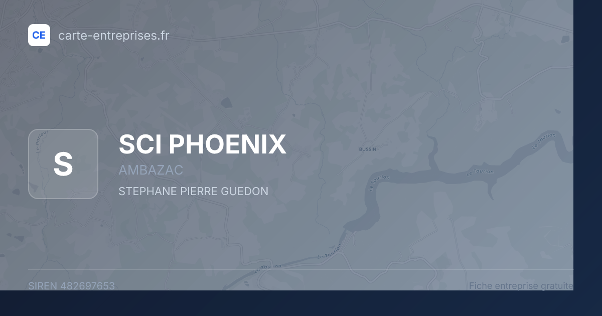 SCI PHOENIX — 482697653 — fiche entreprise