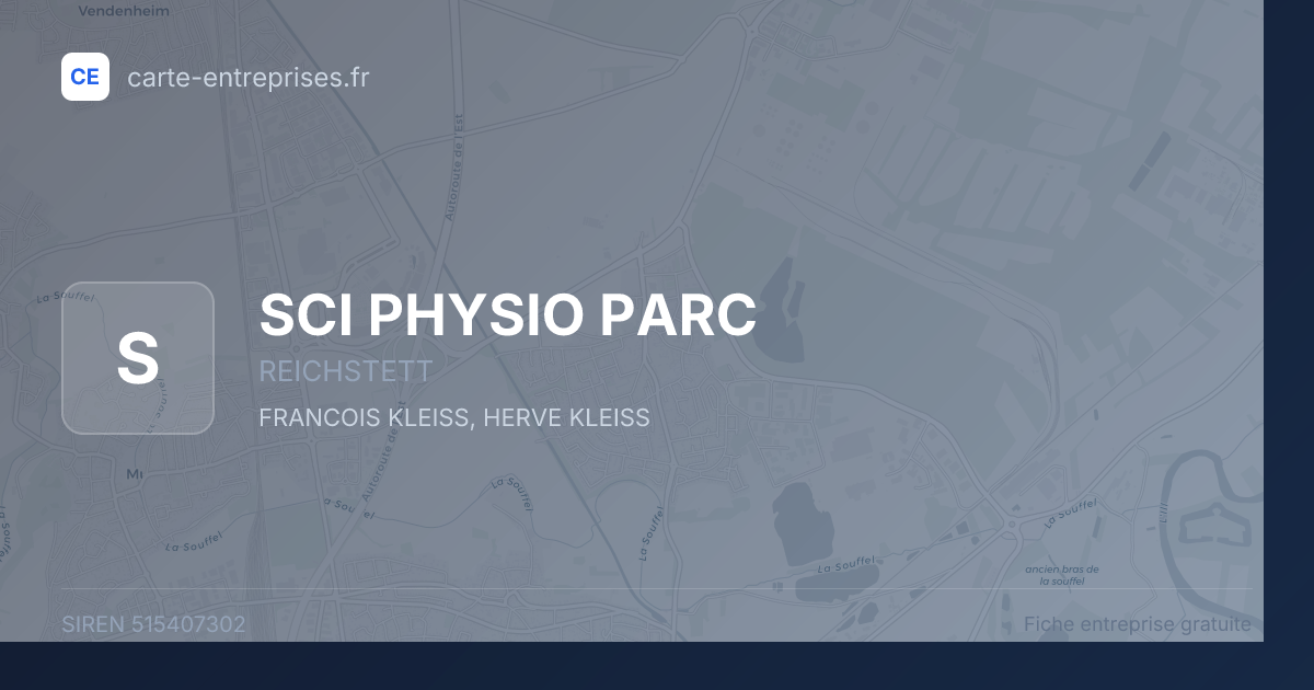 SCI PHYSIO PARC — 515407302 — fiche entreprise