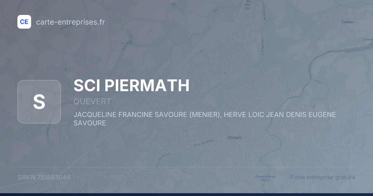 SCI PIERMATH — 751863044 — fiche entreprise