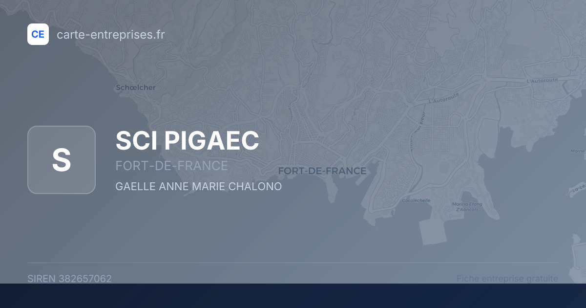 SCI PIGAEC — 382657062 — fiche entreprise