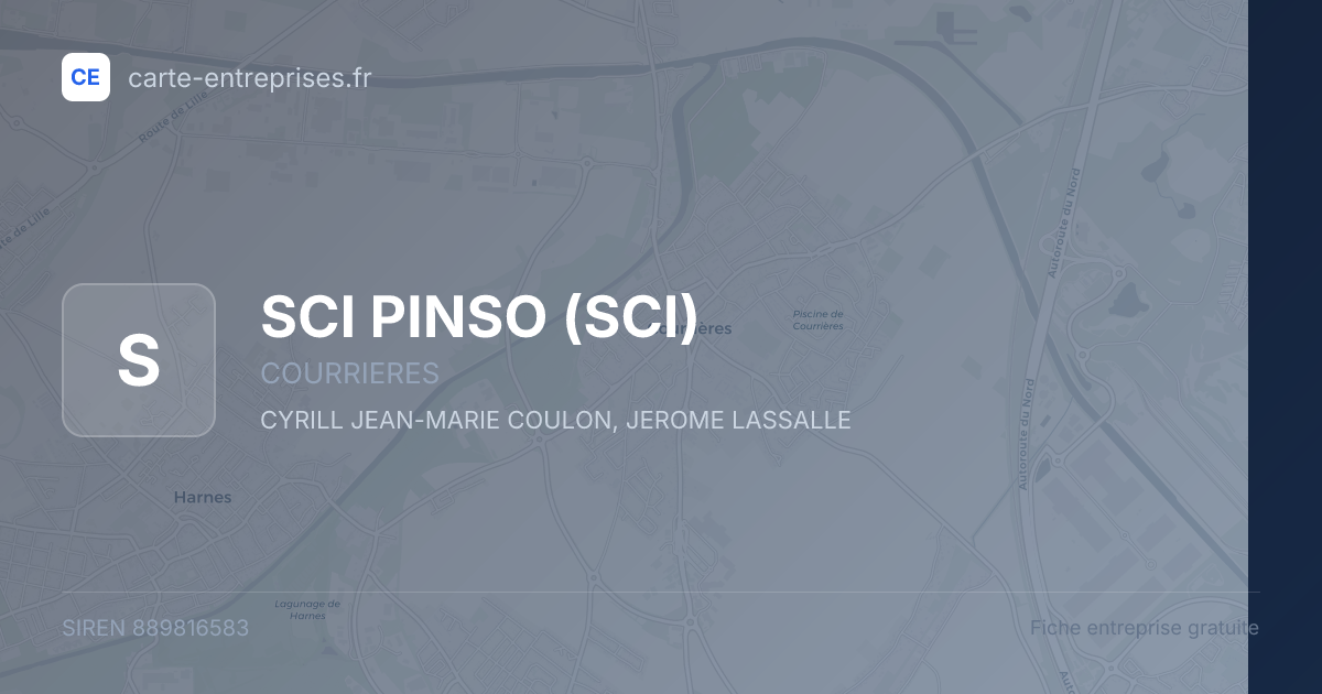 SCI PINSO (SCI) — 889816583 — fiche entreprise