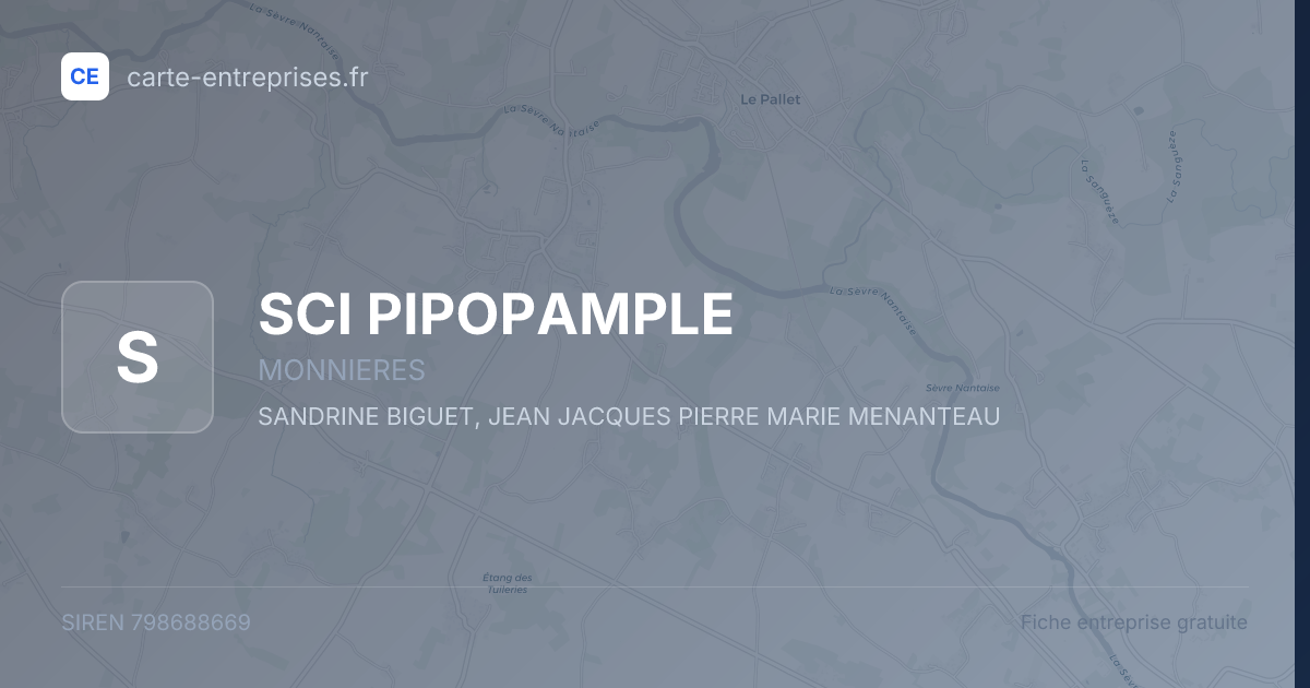SCI PIPOPAMPLE — 798688669 — fiche entreprise