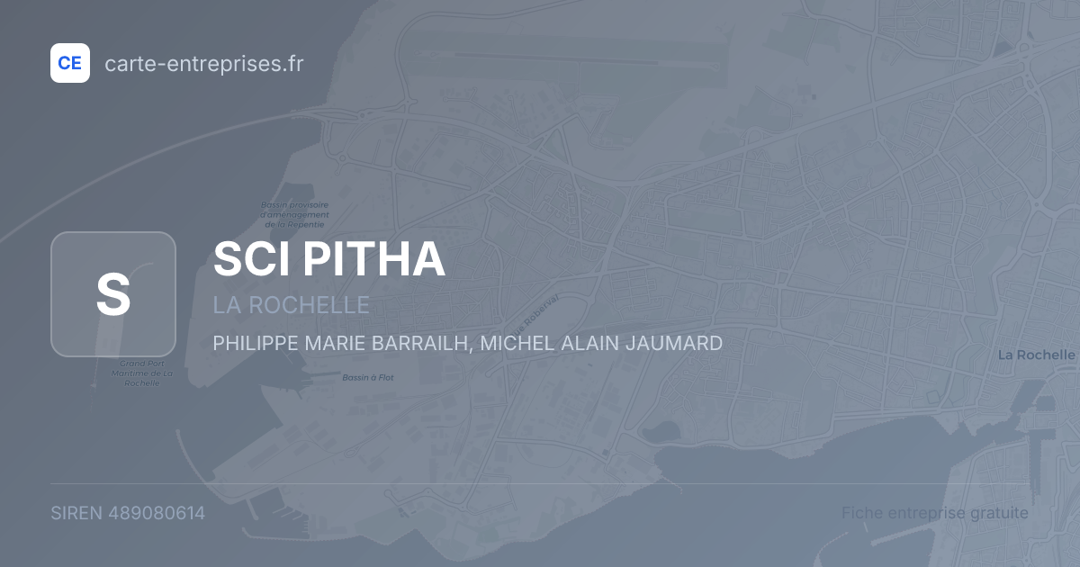 SCI PITHA — 489080614 — fiche entreprise