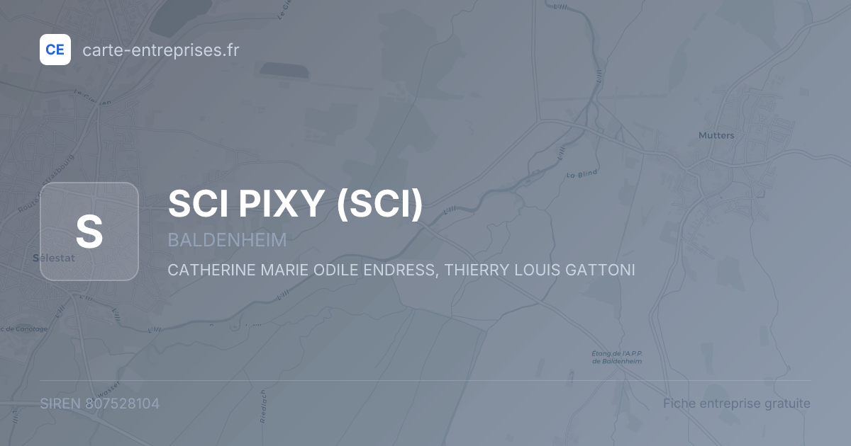 SCI PIXY (SCI) — 807528104 — fiche entreprise