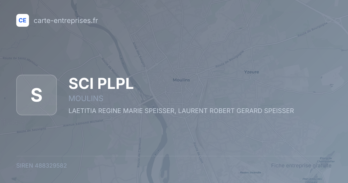 SCI PLPL — 488329582 — fiche entreprise