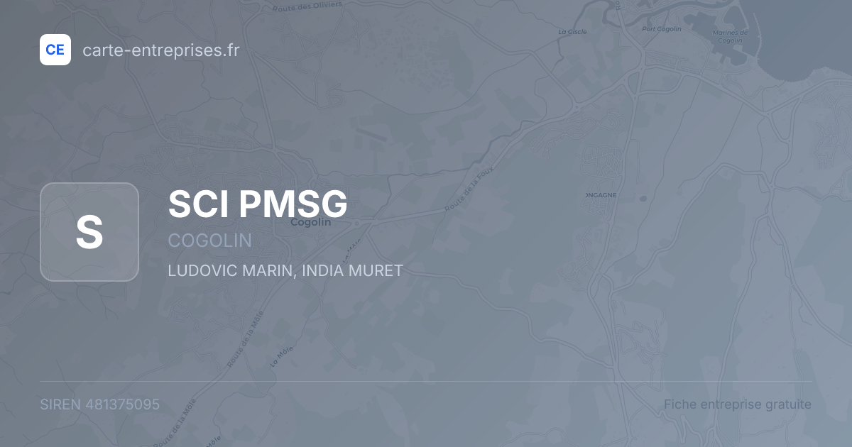 SCI PMSG — 481375095 — fiche entreprise