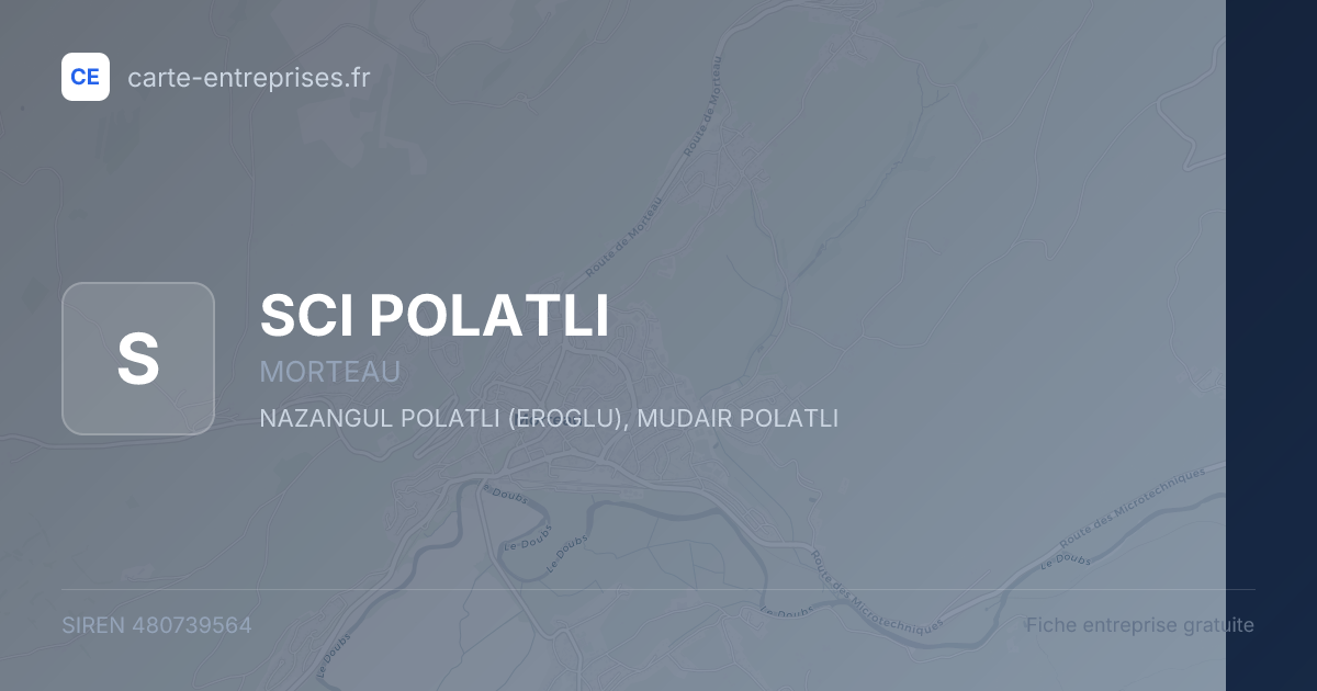 SCI POLATLI — 480739564 — fiche entreprise