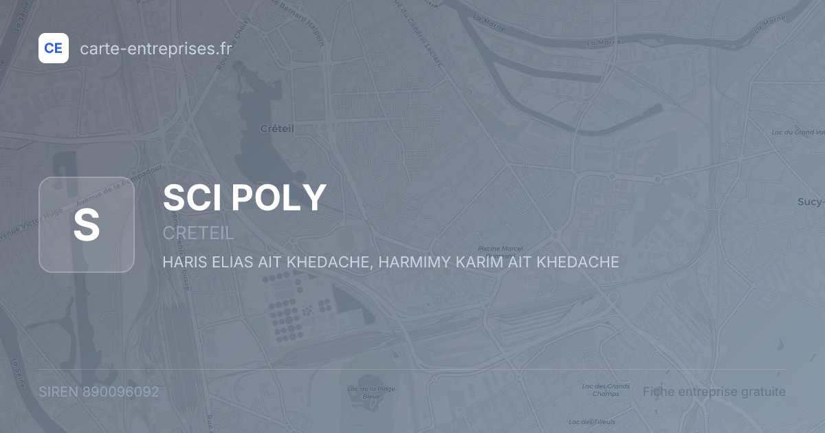 SCI POLY — 890096092 — fiche entreprise