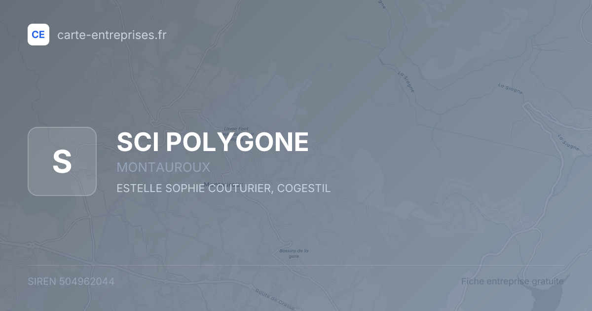 SCI POLYGONE — 504962044 — fiche entreprise