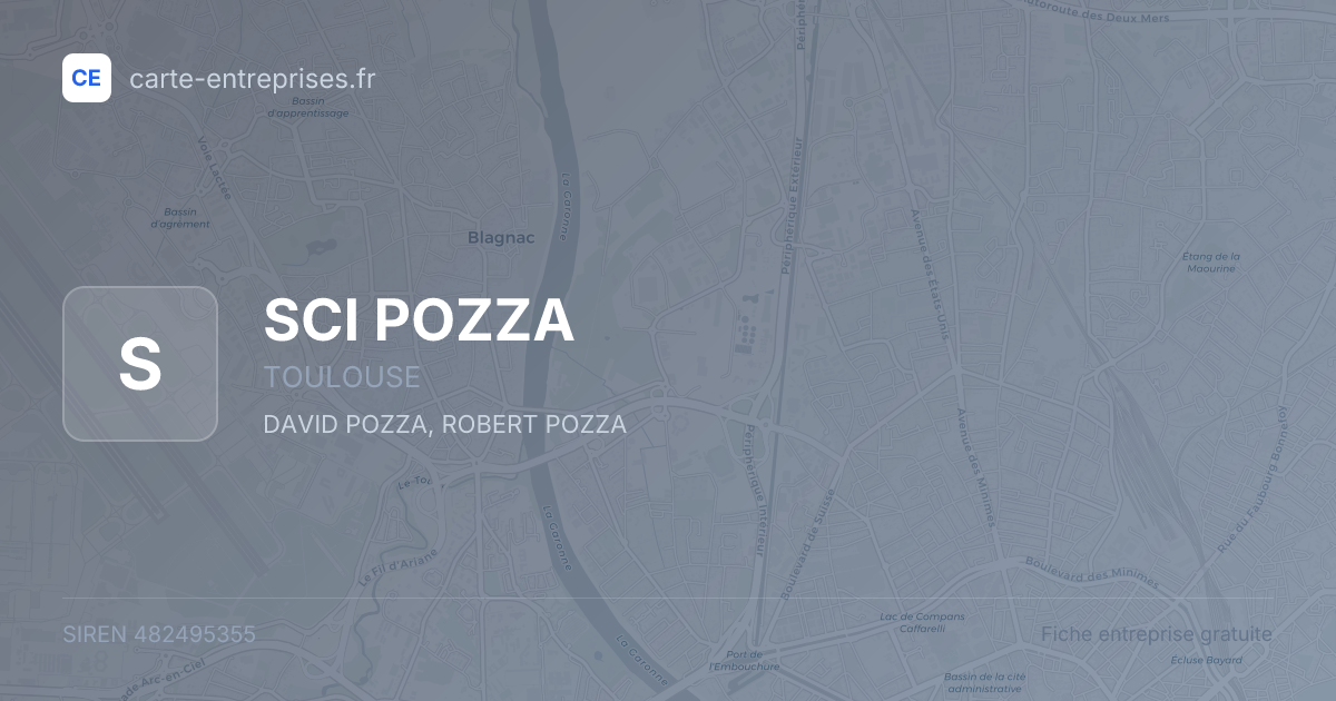SCI POZZA — 482495355 — fiche entreprise