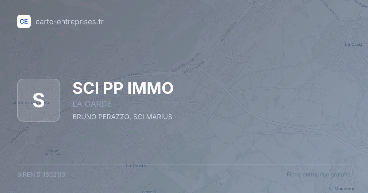 SCI PP IMMO — 511852113 — fiche entreprise