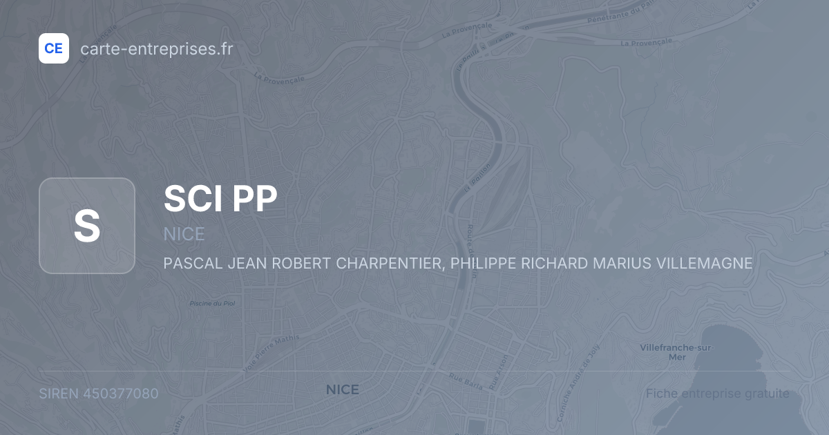 SCI PP — 450377080 — fiche entreprise