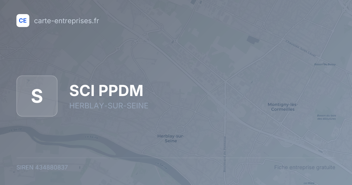 SCI PPDM — 434880837 — fiche entreprise