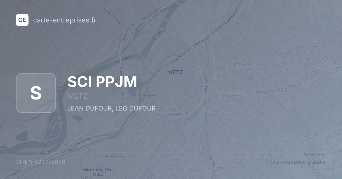 SCI PPJM — 423775626 — fiche entreprise