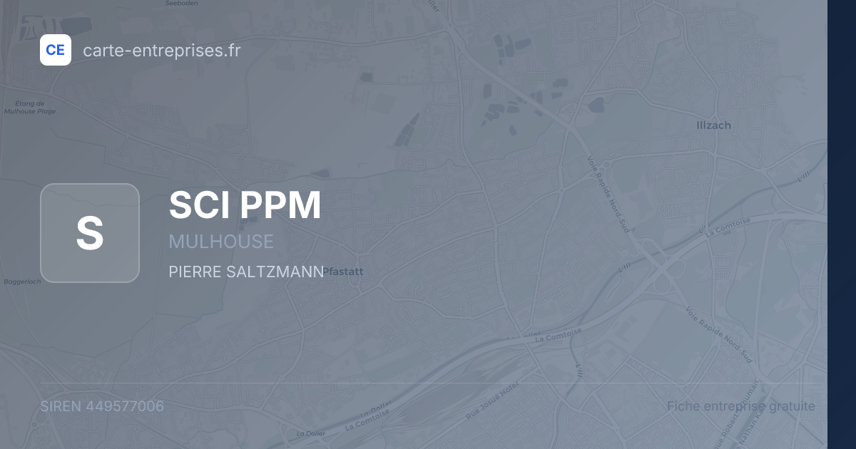 SCI PPM — 449577006 — fiche entreprise