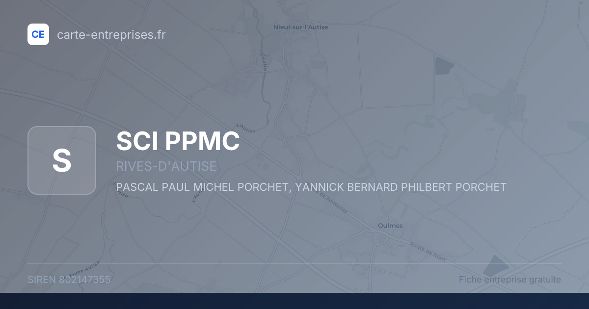 SCI PPMC — 802147355 — fiche entreprise