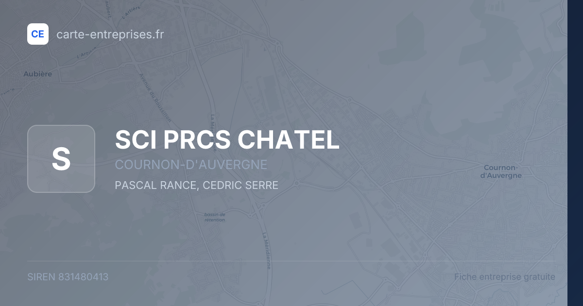 SCI PRCS CHATEL — 831480413 — fiche entreprise