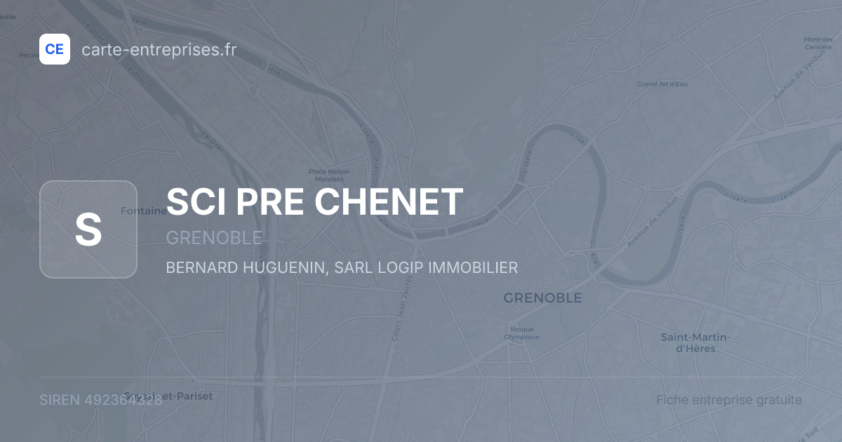 SCI PRE CHENET — 492364328 — fiche entreprise