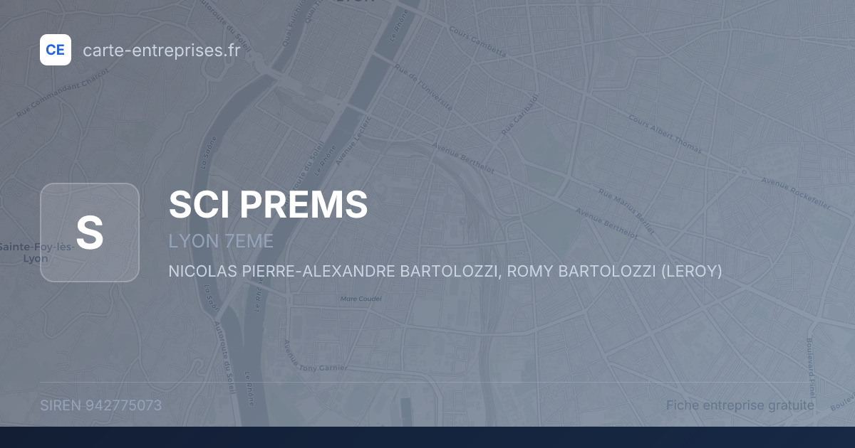 SCI PREMS — 942775073 — fiche entreprise